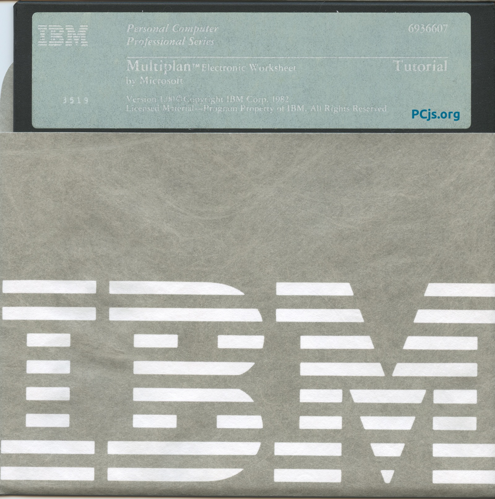 IBM Multiplan 1.00 (Tutorial)