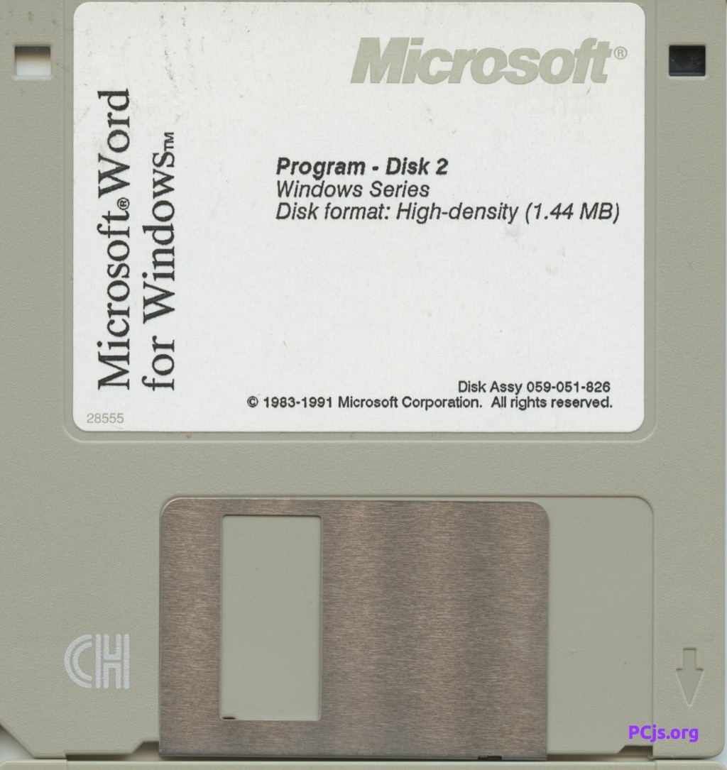 Word for Windows 2.0c (Disk 2)