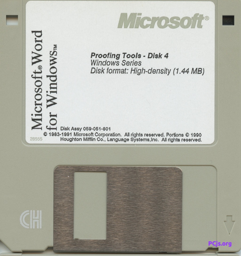 Word for Windows 2.0c (Disk 4)