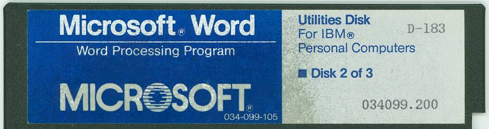 MS Word 2.00 (Disk 2)