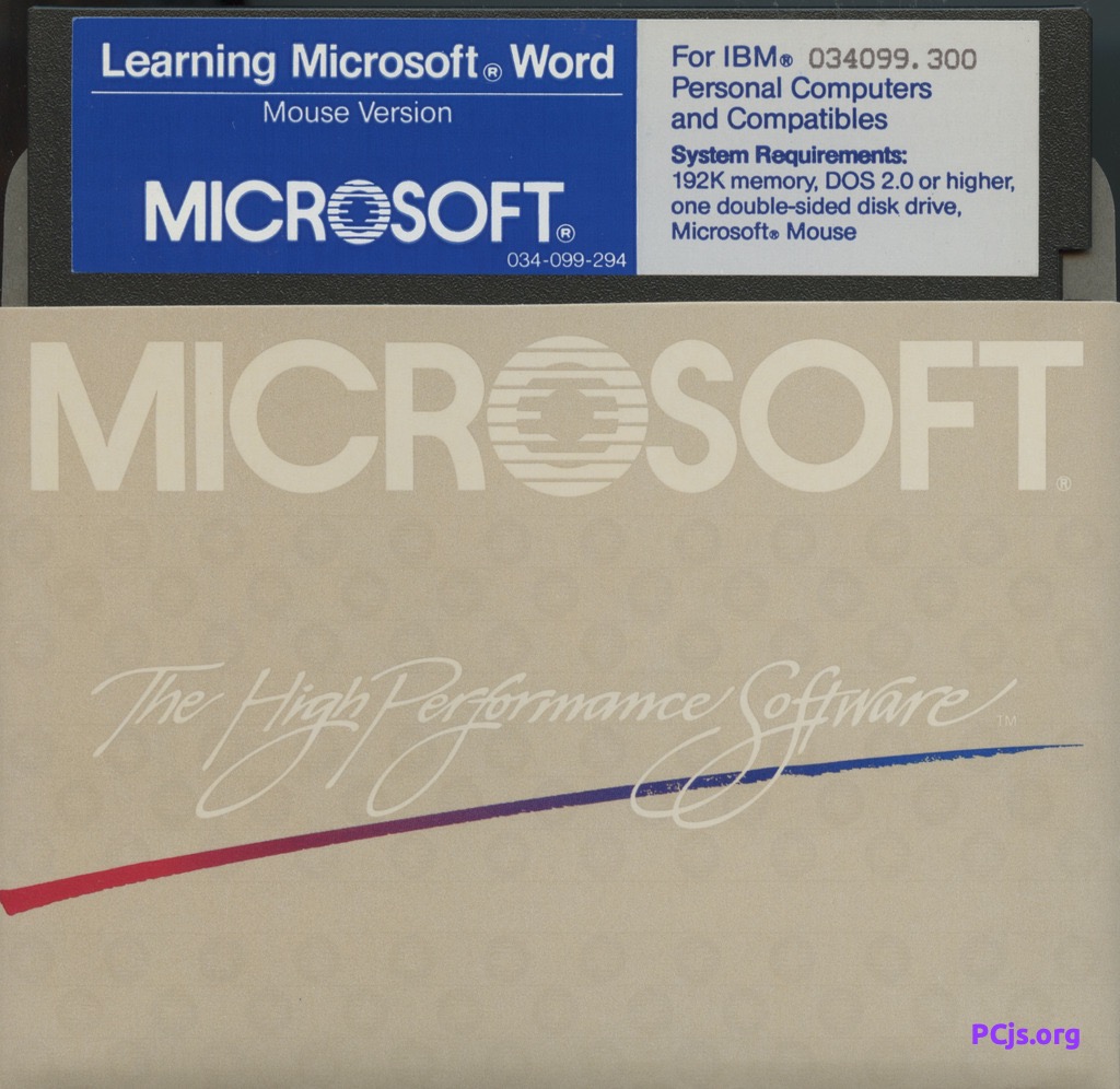 MS Word 3.00 (Disk 5)