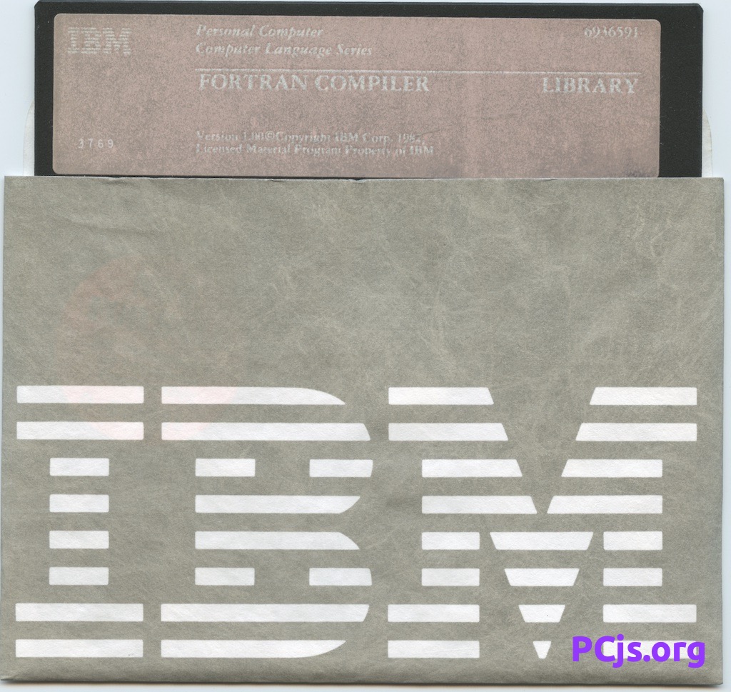IBM FORTRAN Compiler 1.00 (Disk 3)