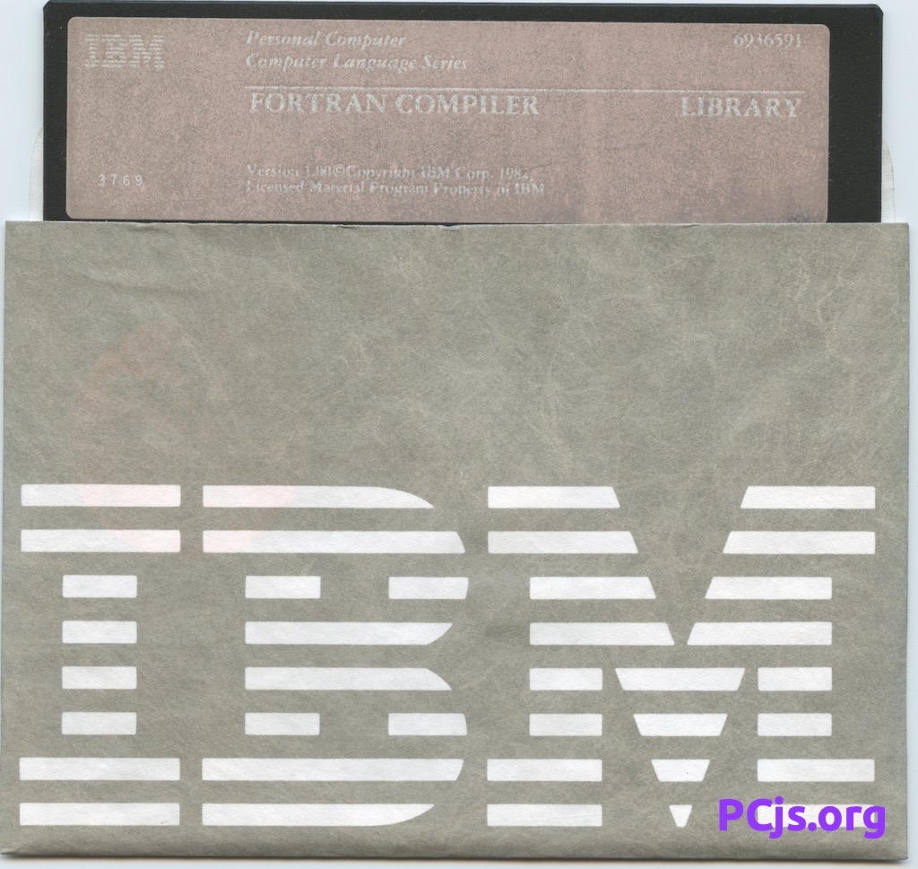 IBM FORTRAN Compiler 1.00 | PCjs Machines