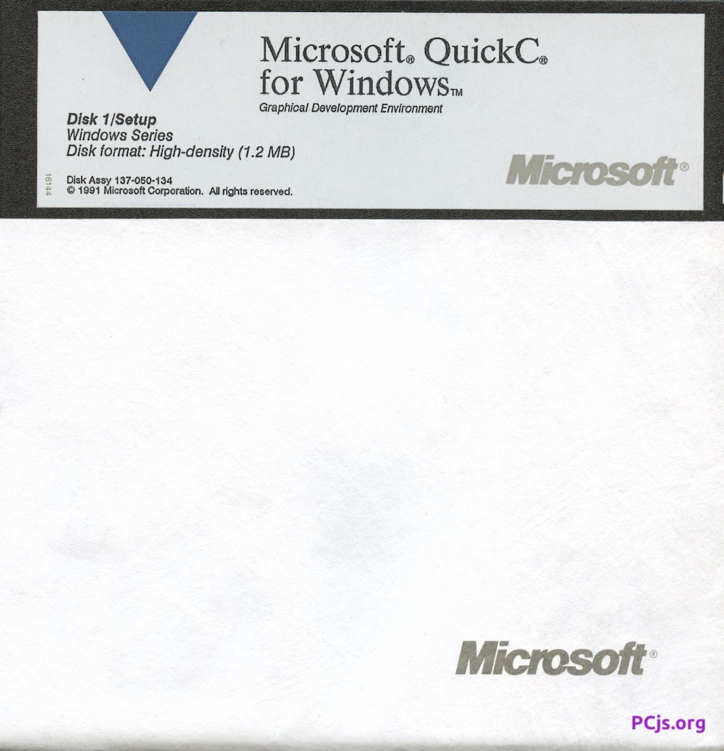 MS QuickC for Windows (1 of 5)