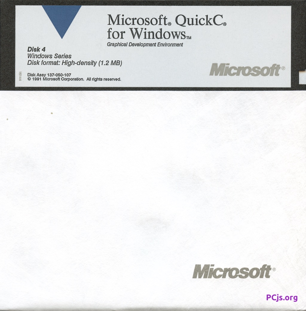 MS QuickC for Windows (4 of 5)