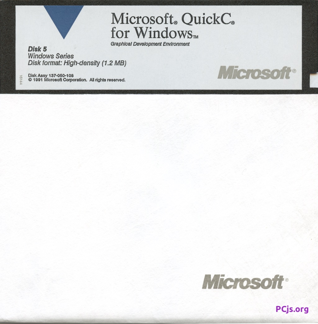MS QuickC for Windows (5 of 5)
