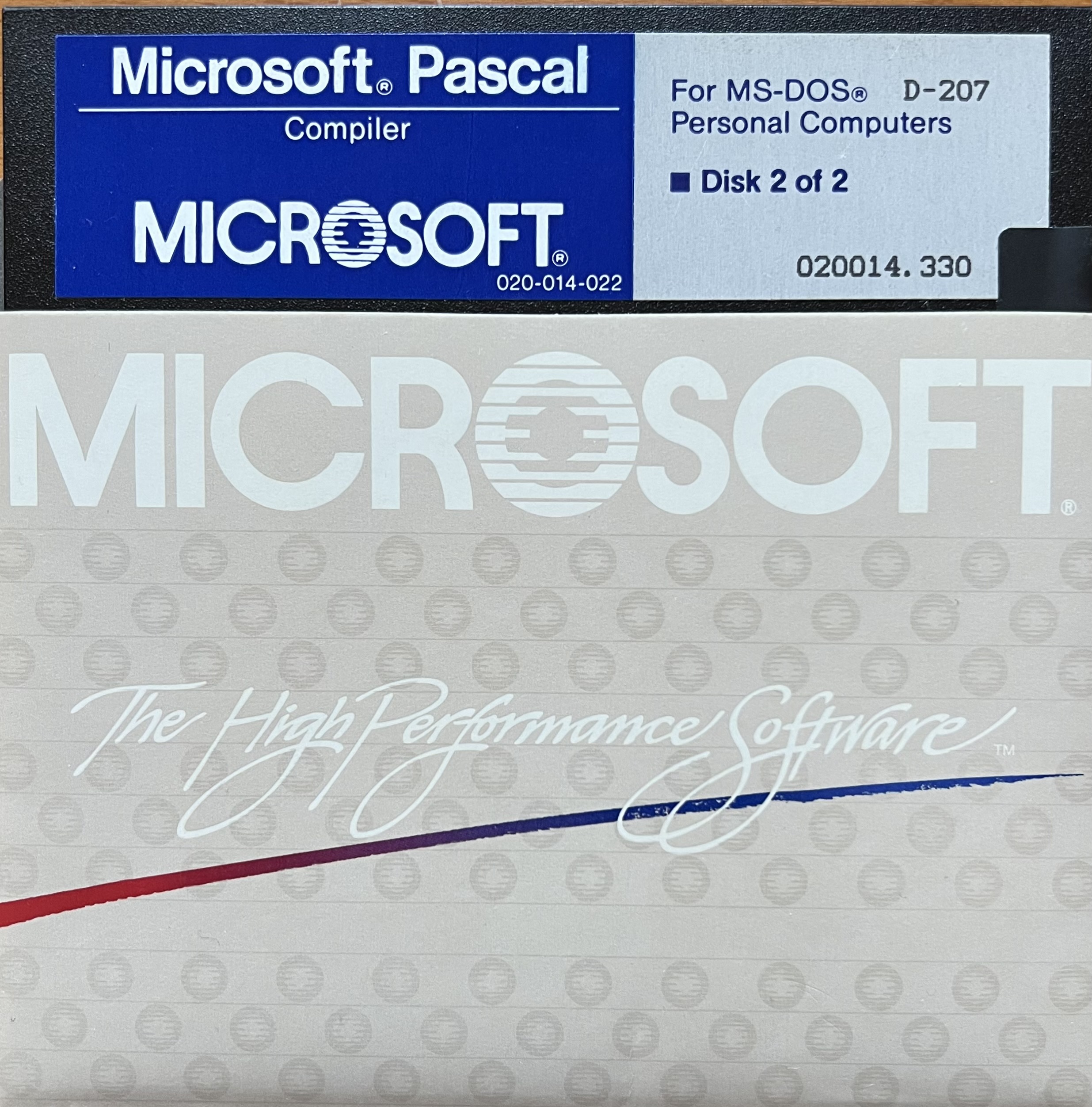 MS Pascal 3.30 (Disk 2)