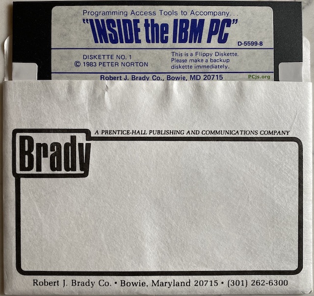 Inside the IBM PC (Disk 1)