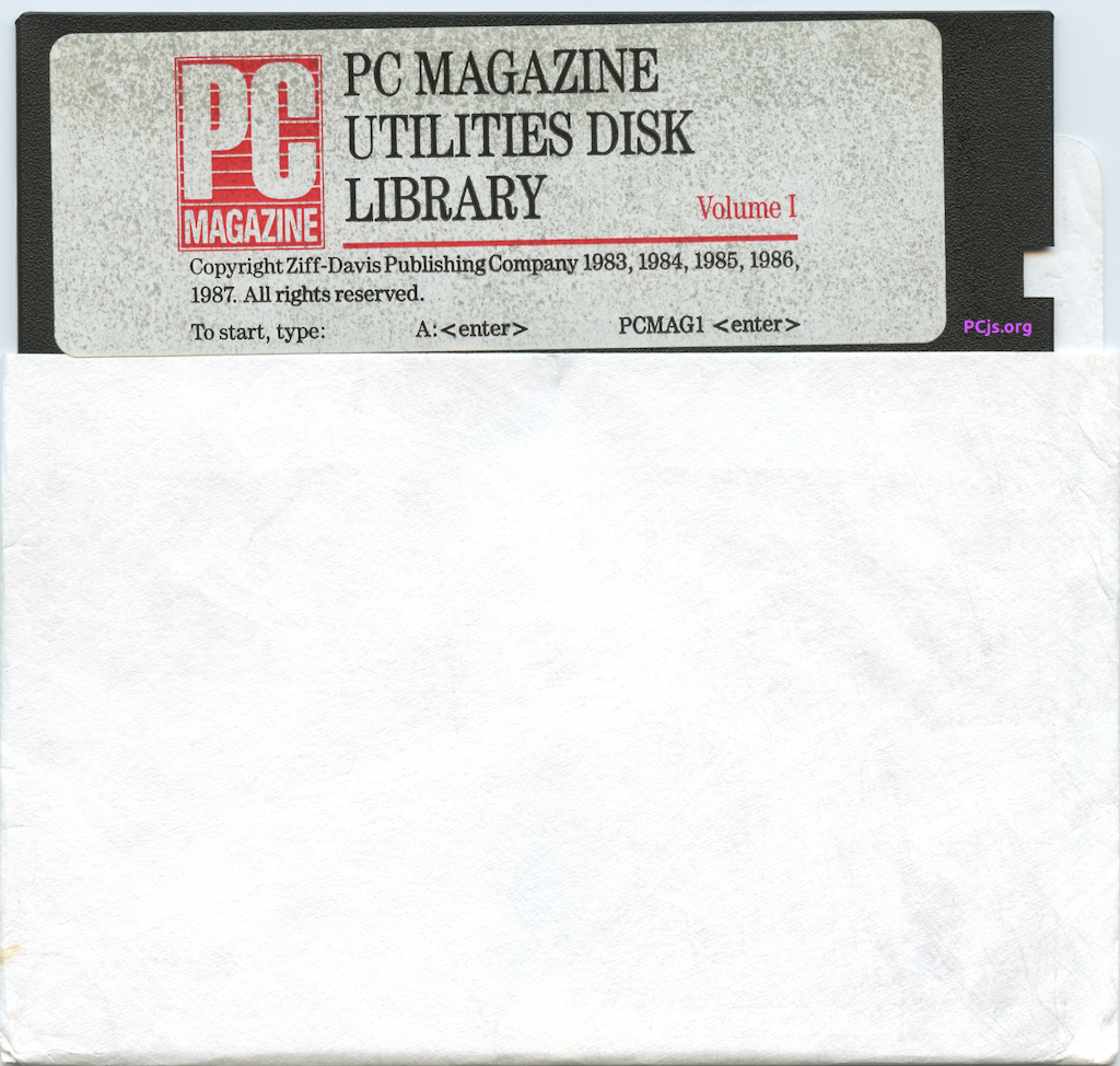 PC Magazine Utilities Vol. 1